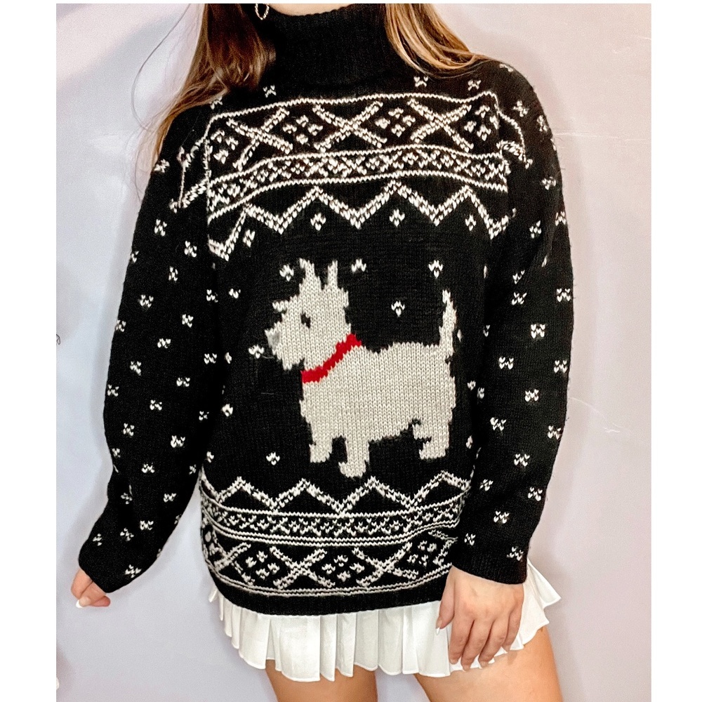 Ralph Lauren Scottie Dog Wool Turtleneck